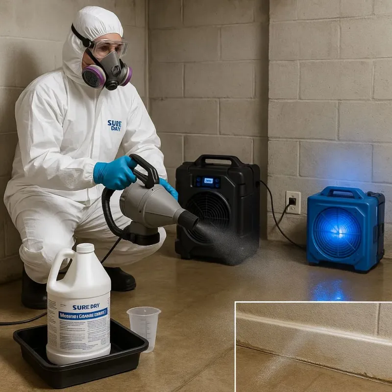 Sanitization and Odor Removal process in Tamworth, NH